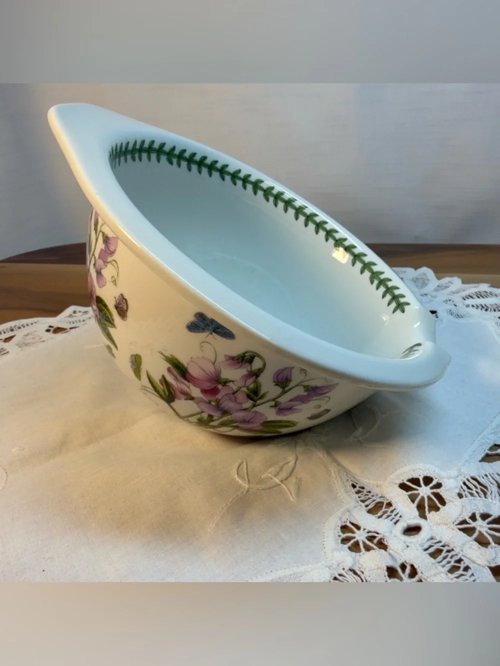 Portmeirion Botanic Garden Grip Stand Bowl‎ Small Portmeirion Sweet Pea D-8,5”